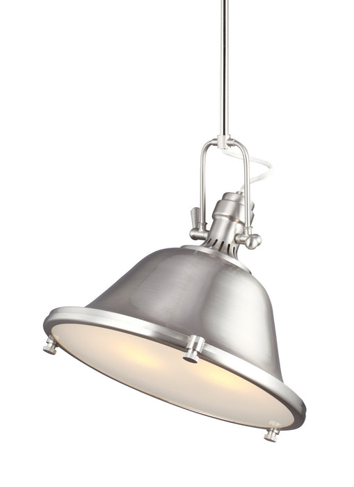 Myhouse Lighting Generation Lighting - 6514402EN3-962 - Two Light Pendant - Stone Street - Brushed Nickel