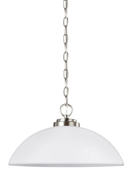 Myhouse Lighting Generation Lighting - 65160-962 - One Light Pendant - Oslo - Brushed Nickel