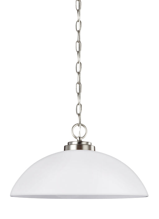 Myhouse Lighting Generation Lighting - 65160-962 - One Light Pendant - Oslo - Brushed Nickel