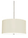 Myhouse Lighting Visual Comfort Studio - 65262EN3-962 - Four Light Pendant - Dayna Shade Pendants - Brushed Nickel