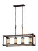 Myhouse Lighting Generation Lighting - 6613304EN3-846 - Four Light Island Pendant - Dunning - Stardust