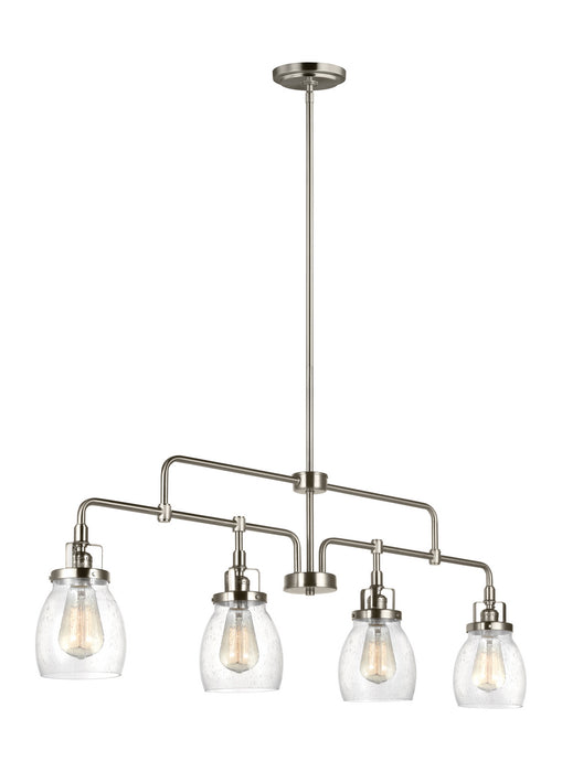 Myhouse Lighting Generation Lighting - 6614504-962 - Four Light Island Pendant - Belton - Brushed Nickel