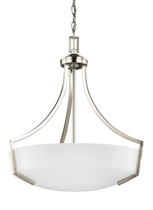 Myhouse Lighting Generation Lighting - 6624503EN3-962 - Three Light Pendant - Hanford - Brushed Nickel