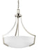 Myhouse Lighting Generation Lighting - 6624503EN3-962 - Three Light Pendant - Hanford - Brushed Nickel