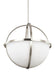 Myhouse Lighting Generation Lighting - 6624603EN3-962 - Three Light Pendant - Alturas - Brushed Nickel