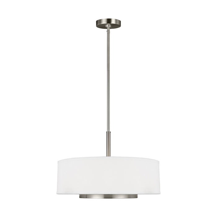 Myhouse Lighting Generation Lighting - 6628003-962 - Three Light Pendant - Nance - Brushed Nickel