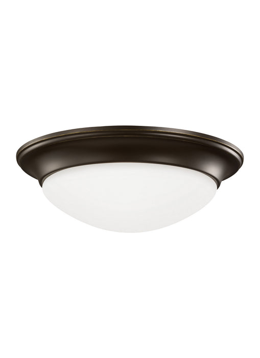 Myhouse Lighting Generation Lighting - 75434EN3-710 - One Light Flush Mount - Nash - Bronze