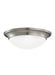 Myhouse Lighting Generation Lighting - 75434EN3-962 - One Light Flush Mount - Nash - Brushed Nickel