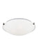 Myhouse Lighting Generation Lighting - 7543503EN3-962 - Three Light Flush Mount - Clip Ceiling Flush Mount - Brushed Nickel