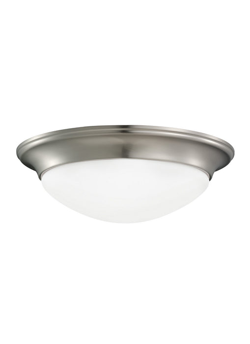 Myhouse Lighting Generation Lighting - 75436EN3-962 - Three Light Flush Mount - Nash - Brushed Nickel