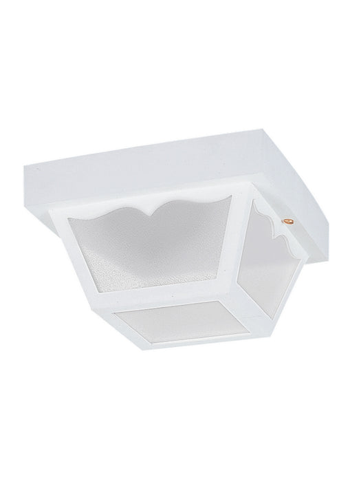 Myhouse Lighting Generation Lighting - 7567EN3-15 - One Light Outdoor Flush Mount - Outdoor Ceiling - White