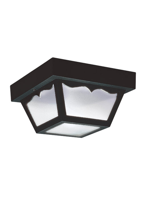 Myhouse Lighting Generation Lighting - 7569EN3-32 - Two Light Outdoor Flush Mount - Outdoor Ceiling - Black