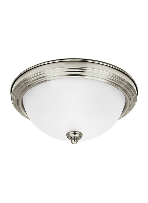 Myhouse Lighting Generation Lighting - 77063EN3-962 - One Light Flush Mount - Geary - Brushed Nickel