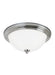 Myhouse Lighting Generation Lighting - 77064EN3-05 - Two Light Flush Mount - Geary - Chrome