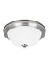 Myhouse Lighting Generation Lighting - 77064EN3-962 - Two Light Flush Mount - Geary - Brushed Nickel