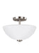 Myhouse Lighting Generation Lighting - 77160-962 - Two Light Semi-Flush Convertible Pendant - Oslo - Brushed Nickel