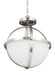 Myhouse Lighting Generation Lighting - 7724602EN3-962 - Two Light Semi-Flush Convertible Pendant - Alturas - Brushed Nickel