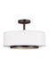 Myhouse Lighting Generation Lighting - 7728002EN3-710 - Two Light Semi-Flush Convertible Pendant - Nance - Bronze