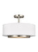 Myhouse Lighting Generation Lighting - 7728002EN3-962 - Two Light Semi-Flush Convertible Pendant - Nance - Brushed Nickel