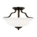 Myhouse Lighting Generation Lighting - 7739002-710 - Two Light Semi-Flush Mount - Emmons - Bronze