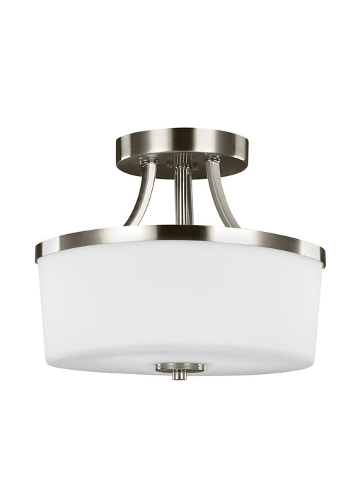 Myhouse Lighting Generation Lighting - 7739102-962 - Two Light Semi-Flush Convertible Pendant - Hettinger - Brushed Nickel