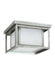 Myhouse Lighting Generation Lighting - 79039EN3-57 - Two Light Outdoor Flush Mount - Hunnington - Weathered Pewter