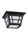 Myhouse Lighting Generation Lighting - 79131-12 - Two Light Outdoor Flush Mount - Herrington - Black