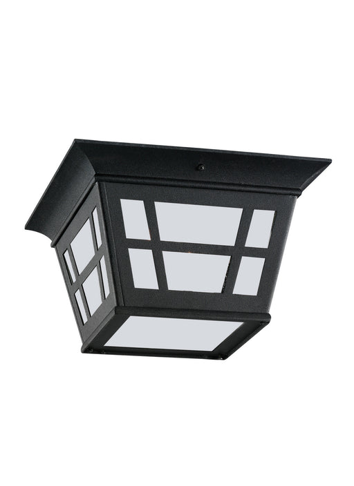 Myhouse Lighting Generation Lighting - 79131EN3-12 - Two Light Outdoor Flush Mount - Herrington - Black