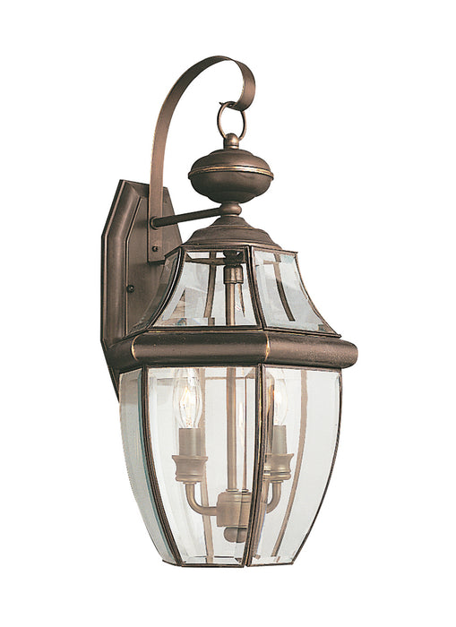 Myhouse Lighting Generation Lighting - 8039EN-71 - Two Light Outdoor Wall Lantern - Lancaster - Antique Bronze