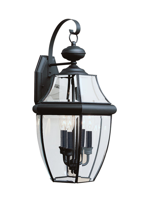 Myhouse Lighting Generation Lighting - 8040EN-12 - Three Light Outdoor Wall Lantern - Lancaster - Black