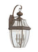 Myhouse Lighting Generation Lighting - 8040EN-71 - Three Light Outdoor Wall Lantern - Lancaster - Antique Bronze