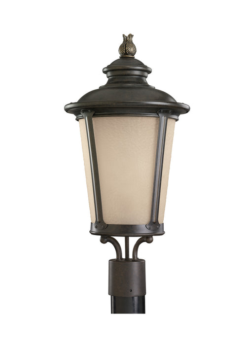 Myhouse Lighting Generation Lighting - 82240EN3-780 - One Light Outdoor Post Lantern - Cape May - Burled Iron