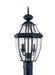 Myhouse Lighting Generation Lighting - 8229EN-12 - Two Light Outdoor Post Lantern - Lancaster - Black