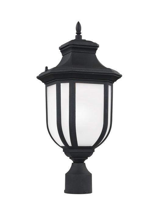 Myhouse Lighting Generation Lighting - 8236301EN3-12 - One Light Outdoor Post Lantern - Childress - Black