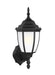 Myhouse Lighting Generation Lighting - 89940EN3-12 - One Light Outdoor Wall Lantern - Bakersville - Black