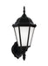 Myhouse Lighting Generation Lighting - 89941EN3-12 - One Light Outdoor Wall Lantern - Bakersville - Black