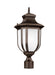 Myhouse Lighting Generation Lighting - 8236301EN3-71 - One Light Outdoor Post Lantern - Childress - Antique Bronze