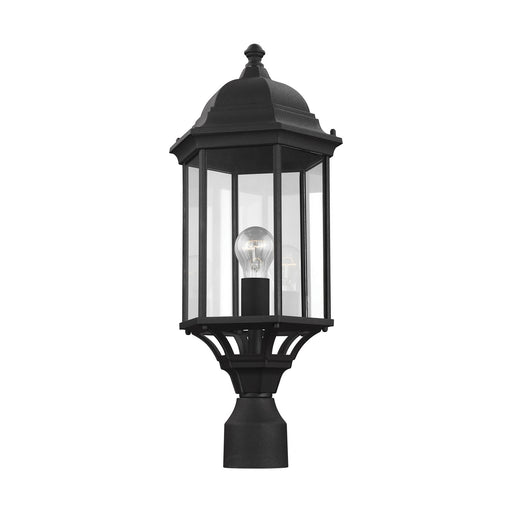 Myhouse Lighting Generation Lighting - 8238701-12 - One Light Outdoor Post Lantern - Sevier - Black