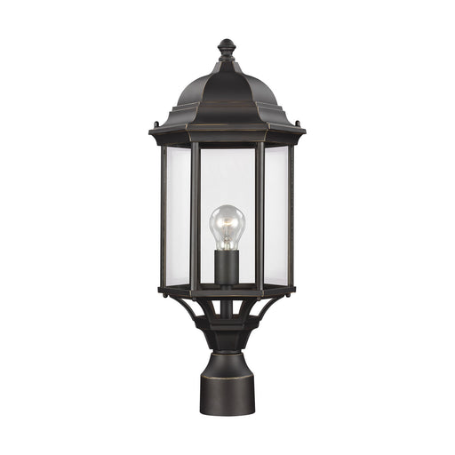 Myhouse Lighting Generation Lighting - 8238701-71 - One Light Outdoor Post Lantern - Sevier - Antique Bronze