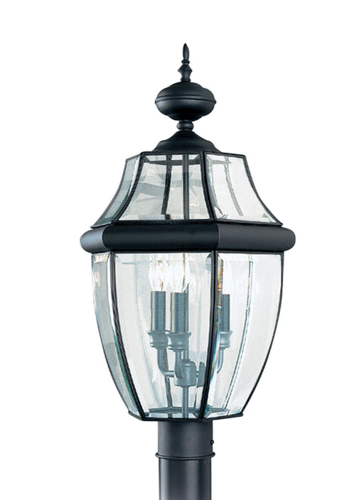 Myhouse Lighting Generation Lighting - 8239EN-12 - Three Light Outdoor Post Lantern - Lancaster - Black