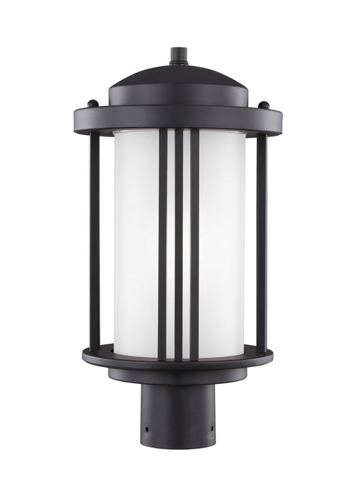 Myhouse Lighting Generation Lighting - 8247901EN3-12 - One Light Outdoor Post Lantern - Crowell - Black