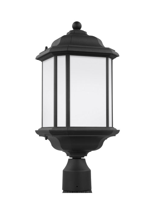 Myhouse Lighting Generation Lighting - 82529EN3-12 - One Light Outdoor Post Lantern - Kent - Black