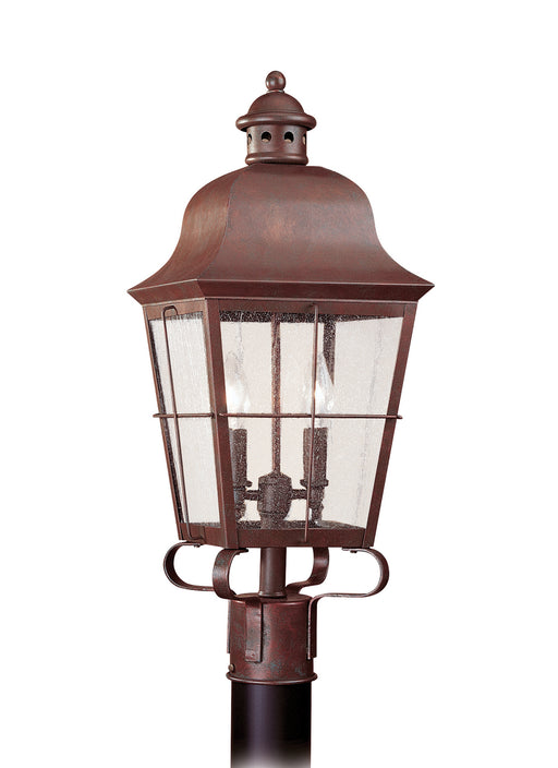 Myhouse Lighting Generation Lighting - 8262EN-44 - Two Light Outdoor Post Lantern - Chatham - Weathered Copper