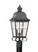 Myhouse Lighting Generation Lighting - 8262EN-46 - Two Light Outdoor Post Lantern - Chatham - Oxidized Bronze