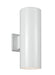 Myhouse Lighting Visual Comfort Studio - 8313802EN3-15 - Two Light Outdoor Wall Lantern - Outdoor Cylinders - White