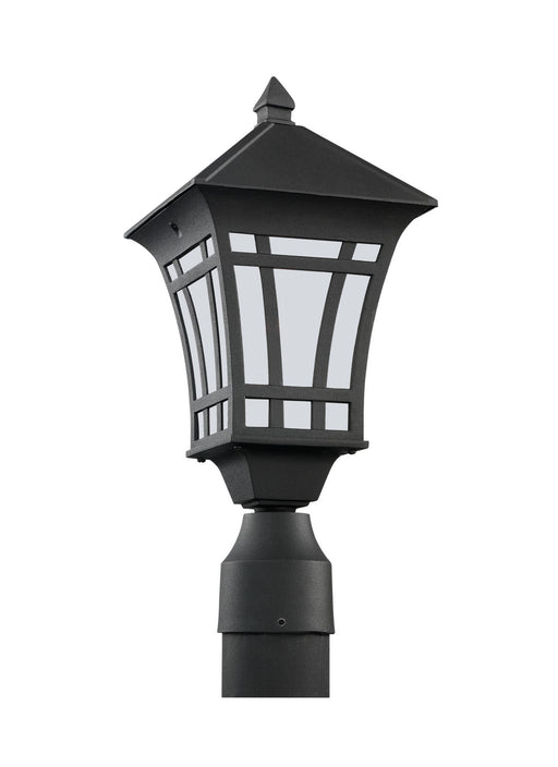 Myhouse Lighting Generation Lighting - 89231-12 - One Light Outdoor Post Lantern - Herrington - Black