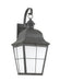 Myhouse Lighting Generation Lighting - 89273-46 - One Light Outdoor Wall Lantern - Chatham - Oxidized Bronze