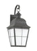 Myhouse Lighting Generation Lighting - 89273EN3-46 - One Light Outdoor Wall Lantern - Chatham - Oxidized Bronze