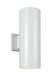 Myhouse Lighting Visual Comfort Studio - 8313902EN3-15 - Two Light Outdoor Wall Lantern - Outdoor Cylinders - White