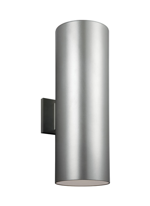 Myhouse Lighting Visual Comfort Studio - 8313902EN3-753 - Two Light Outdoor Wall Lantern - Outdoor Cylinders - Painted Brushed Nickel